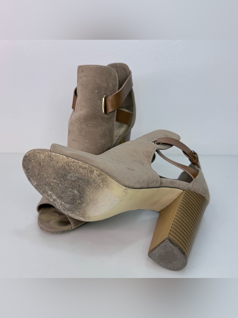 JustFab Rika Open Toe Bootie - Picture 6 of 6
